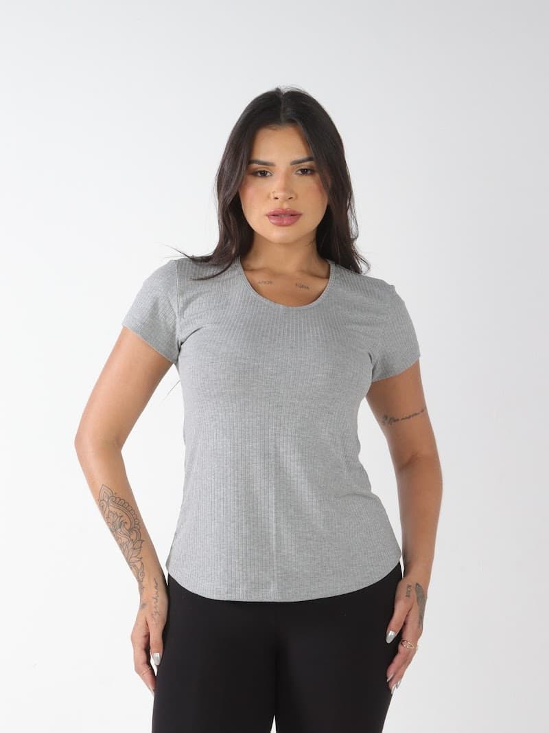 Blusa Básica Canelada